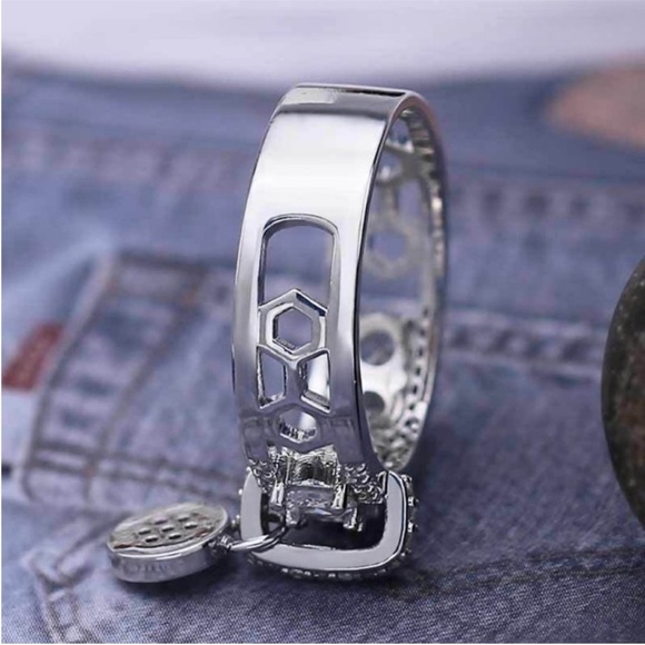 NEW Luxury 925 Silver Beautiful Diamond Round  Cut Ring - Picture 4 of 8